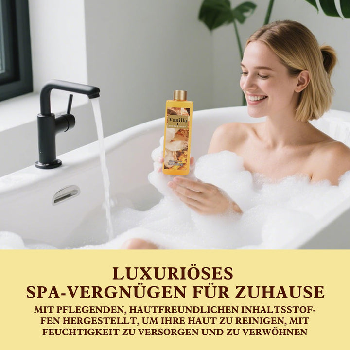 SPA LUXETIQUE Bade Geschenk für Frauen-8tlg Vanilleduft Geschenkset mit Duschgel,Bodylotion, Schaumb