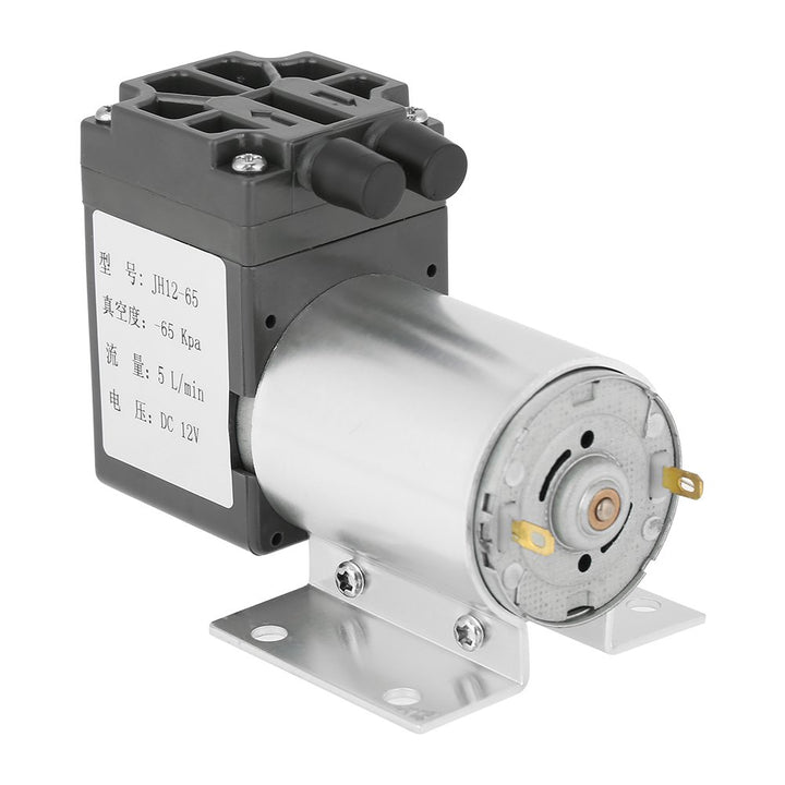 Mini Vakuumpumpe Unterdruck Saugpumpen DC 12 V 500mA mit Halter (120kpa 5L/min), 120kpa 5L/min