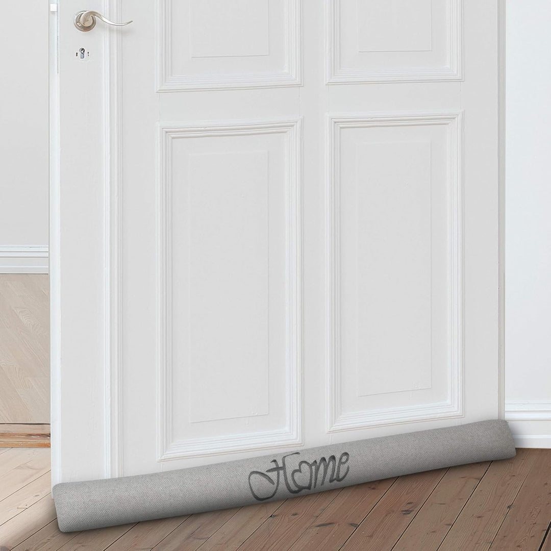 Beautissu 2er Set Zugluftstopper 120 cm lang Tuuli HO - Windstopper als Türvorleger, Haustür Rolle u
