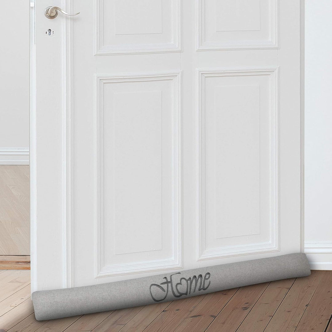 Beautissu 2er Set Zugluftstopper 120 cm lang Tuuli HO - Windstopper als Türvorleger, Haustür Rolle u