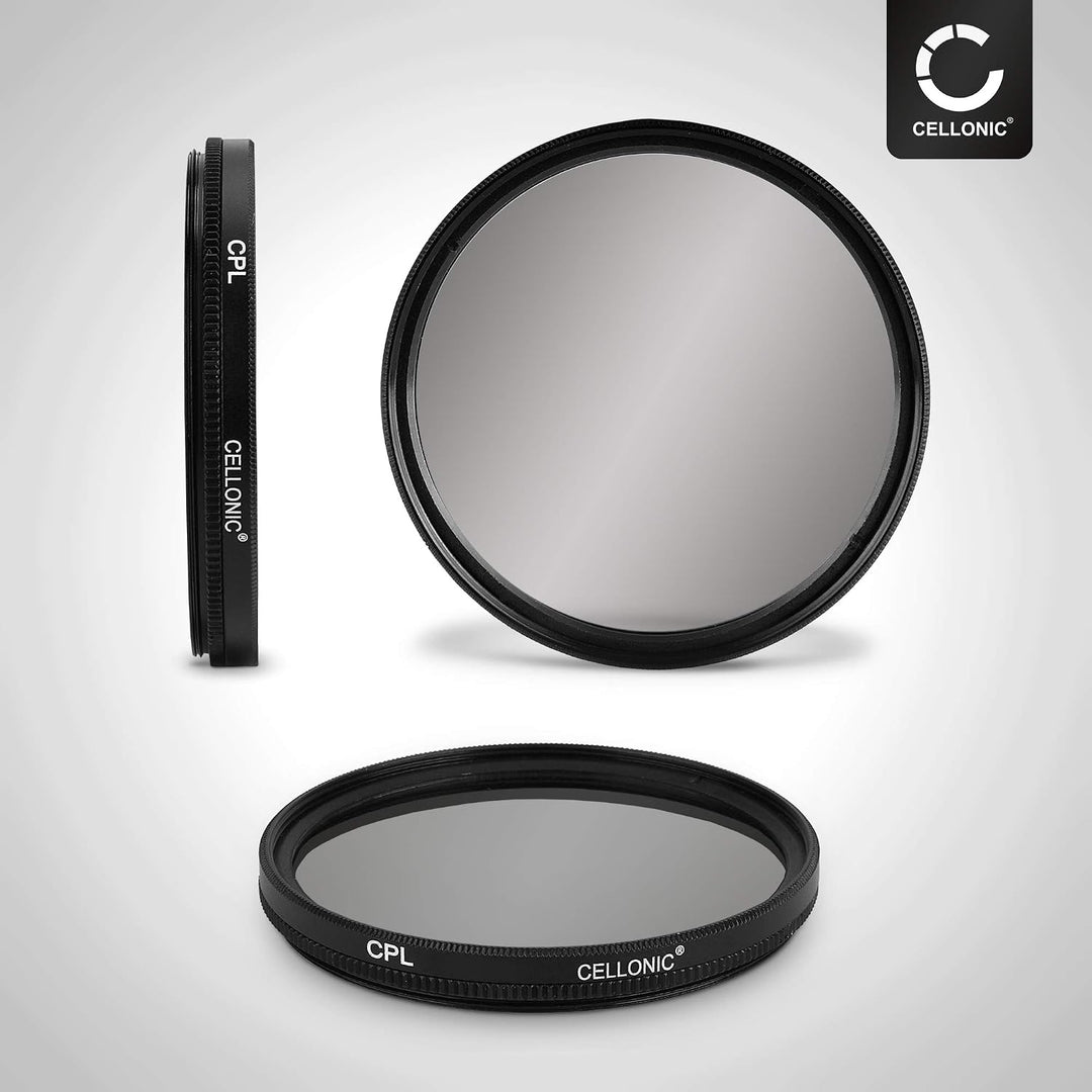 CELLONIC Ø 95mm Polfilter CPL kompatibel mit Sigma 150-600mm F5-6.3 DG OS HSM C, Zirkularer Polarisa