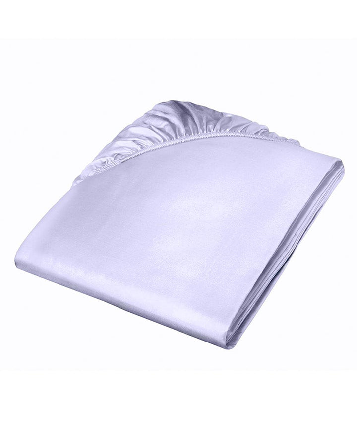 Fleuresse Colours Spannlaken, Uni-Mako-Satin, blau, cm 160 x 200 Helllavendel, 160 x 200 Helllavende