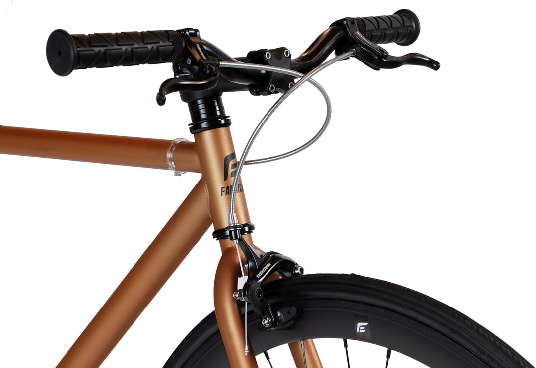 FabricBike Original Fixed Gear Bike, 28-Zoll-Rad mit festem Ritzel, Single Speed-Fahrrad, Hi-Ten Sta