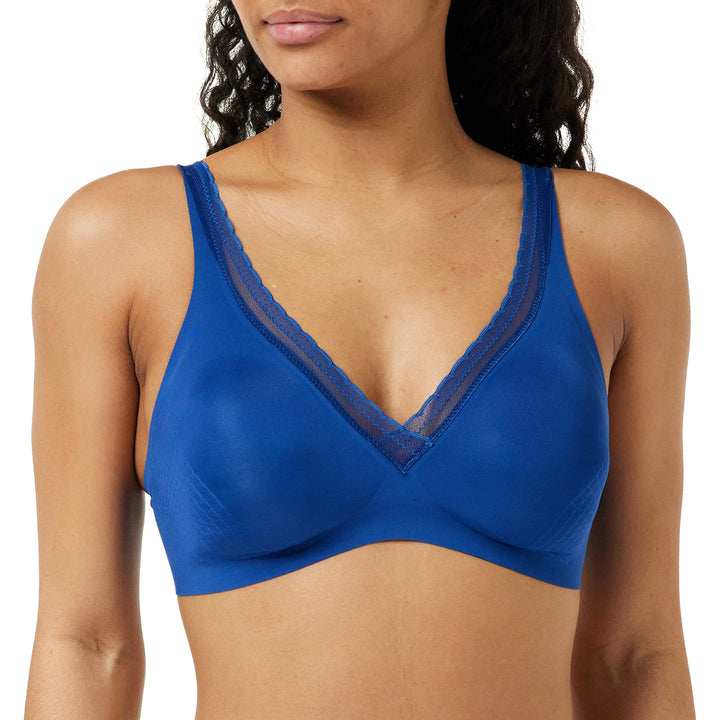 Sloggi Damen Body Adapt Twist T-Shirt Bra Gepolsterter BH XS-S Blue Sapphire, XS-S Blue Sapphire