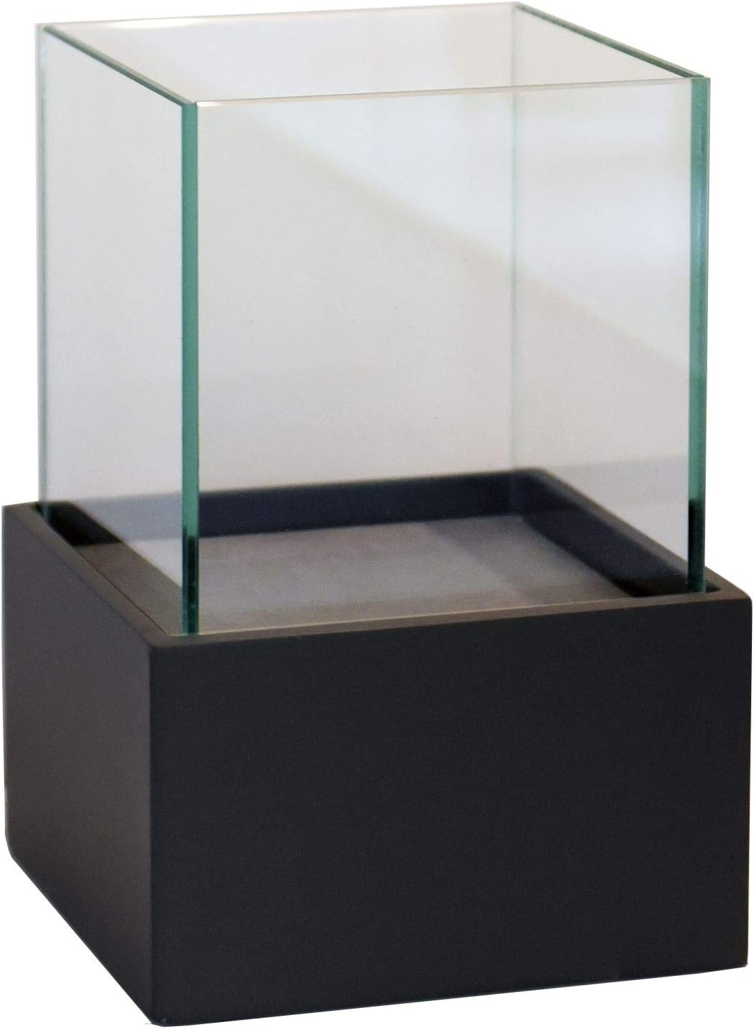 Deko-Windlicht Kerzenhalter viereckig CANDELITA - Schwarz Matt 20x20x29 20x20x29 Schwarz Matt, 20x20