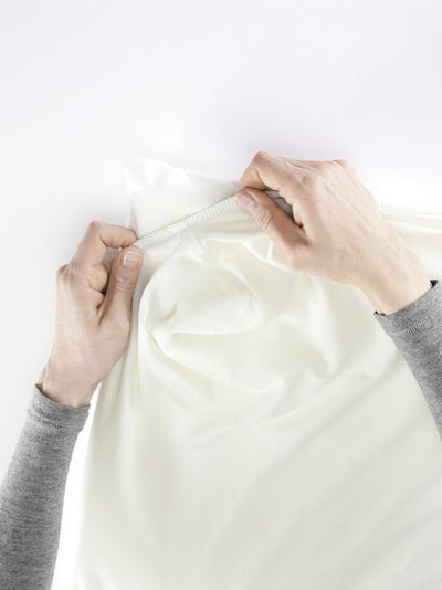 BabyBjörn Spannbetttuch für Reisebett Weiss, Bio, Spannbetttuch für Reisebett