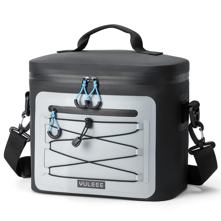 Kühltasche 15L/24L, Wasserdicht Picknicktasche mit Auslaufsicher, Isolierte Kühl Lunchtasche, Tragba