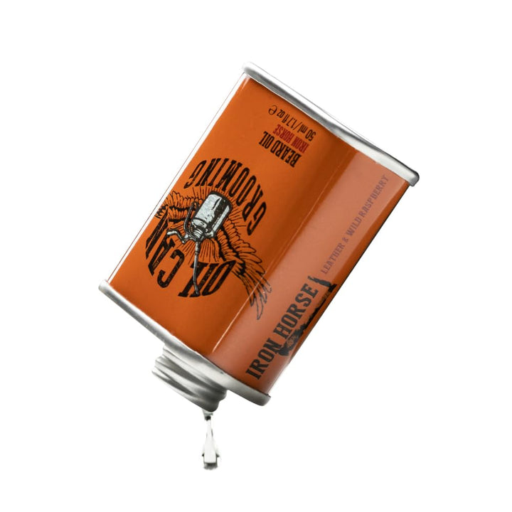 Oil Can Grooming Iron Horse Beard Oil/Bartöl, 50ml