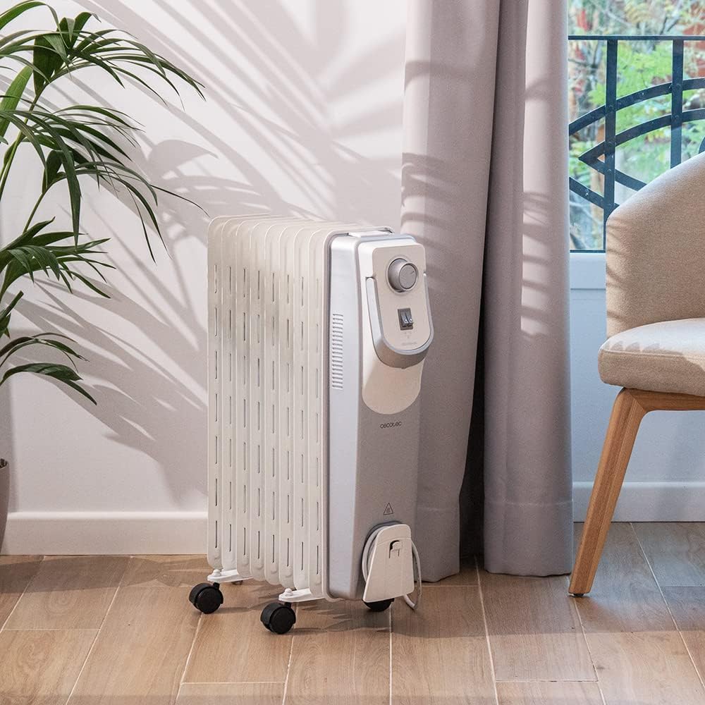Cecotec Öl-Radiator ReadyWarm 9000 Space 360º. 2000 W, 9 Module, 3 Leistungsstufen, Kabelaufbewahrun
