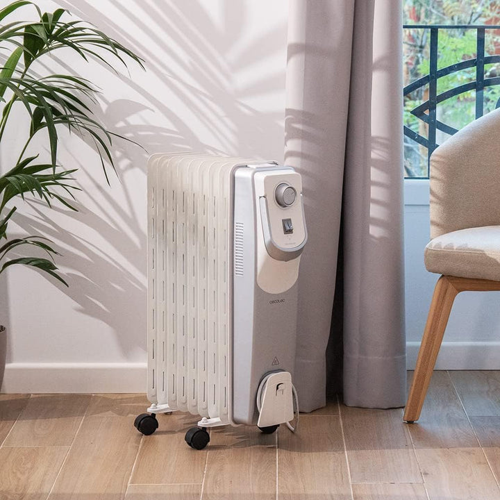 Cecotec Öl-Radiator ReadyWarm 9000 Space 360º. 2000 W, 9 Module, 3 Leistungsstufen, Kabelaufbewahrun