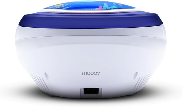 Metronic 477170 CD-Player für Kinder, Ozean, mit USB-/AUX-IN-Port blau/weiss blau / weiss, blau / we