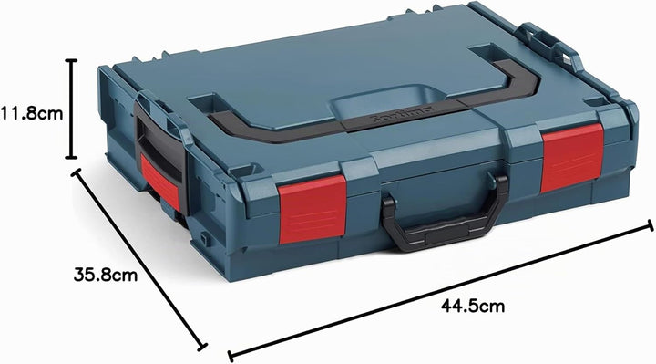 Bosch Sortimo L-Boxx 102 Werkzeugkoffer-Set • professional blau ohne Logo • bestückt mit Ordnungssys