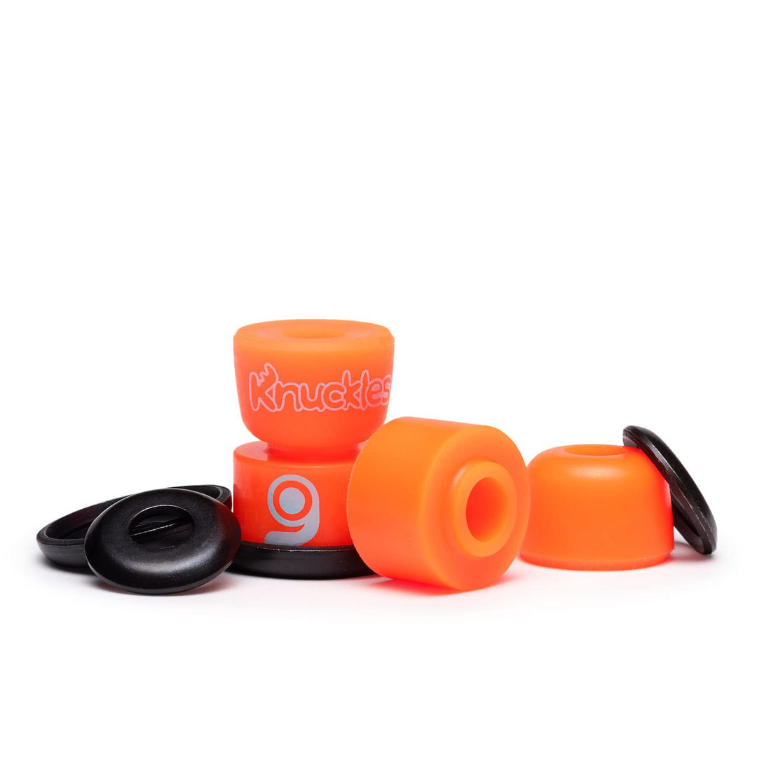 Orangatang Knuckles Longboard Skateboard Truck Lenkgummis (4er Set) Orange, Soft, Orange, Soft