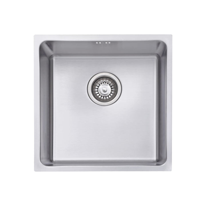 JASSFERRY Küchenspüle 1 Becken Unterbau-Küchenspüle, Unterbauspüle aus Edelstahl Abfluss Rohrsatz, A