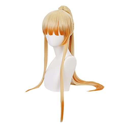 OSIAS Female Agatsuma Zenitsu Cosplay Perücke für Frau und Mädchen, Female Agatsuma Zenitsu