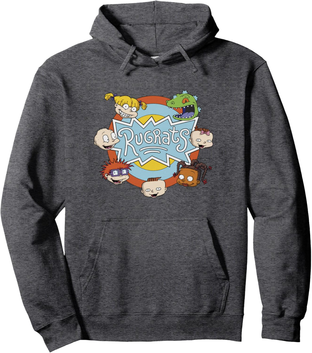 Rugrats Reptar and Friends Cheesin' Pullover Hoodie