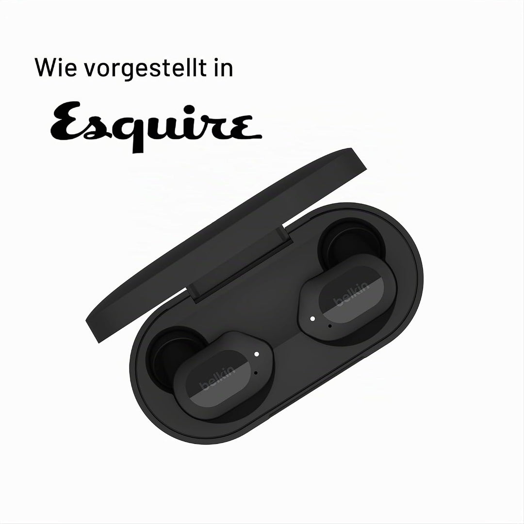 Belkin SOUNDFORM Play True Wireless In-Ear-Kopfhörer, Kopfhörer kabellos, 3 EQ-Voreinstellungen, sch
