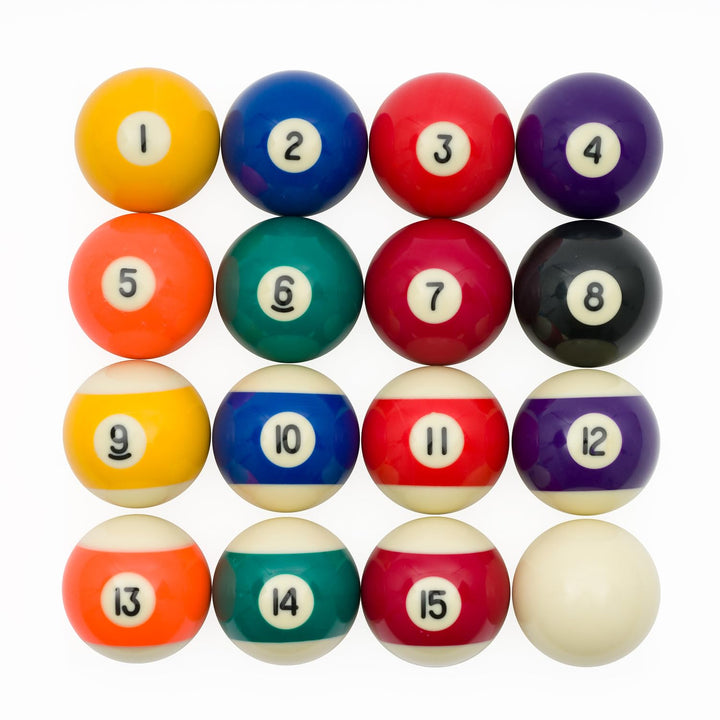 Automaten Hoffmann Billardkugeln Set Pool | Satz mit 16 polierten u. geschliffenen Poolbillard Kugel