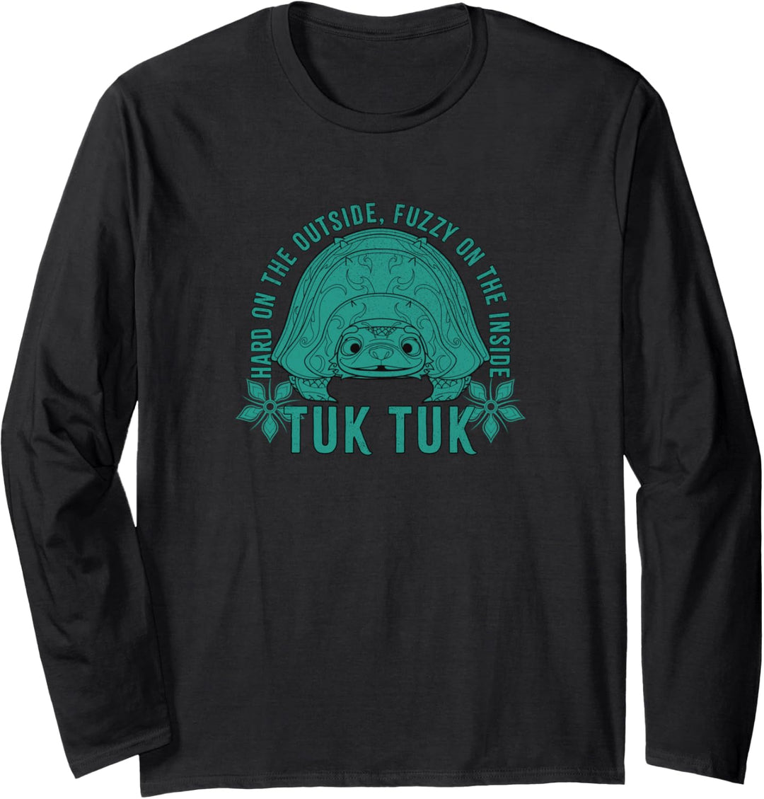 Disney Raya And The Last Dragon Tuk Tuk Fuzzy Quote Langarmshirt