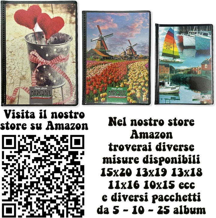 10 Stück Fotoalben Platzsparend mit personalisierbarem Softcover Fotoalbum 15x20 15x21 mit 18 Tasche