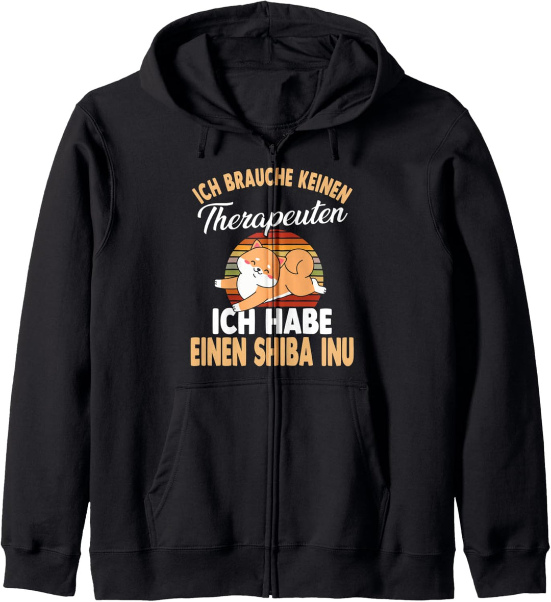 Therapie Shiba Inu Kapuzenjacke