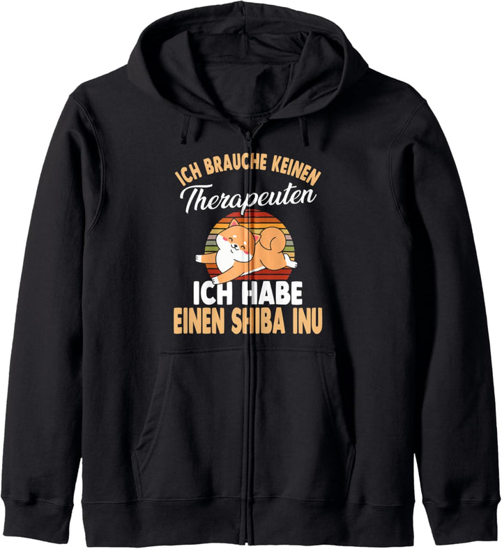 Therapie Shiba Inu Kapuzenjacke