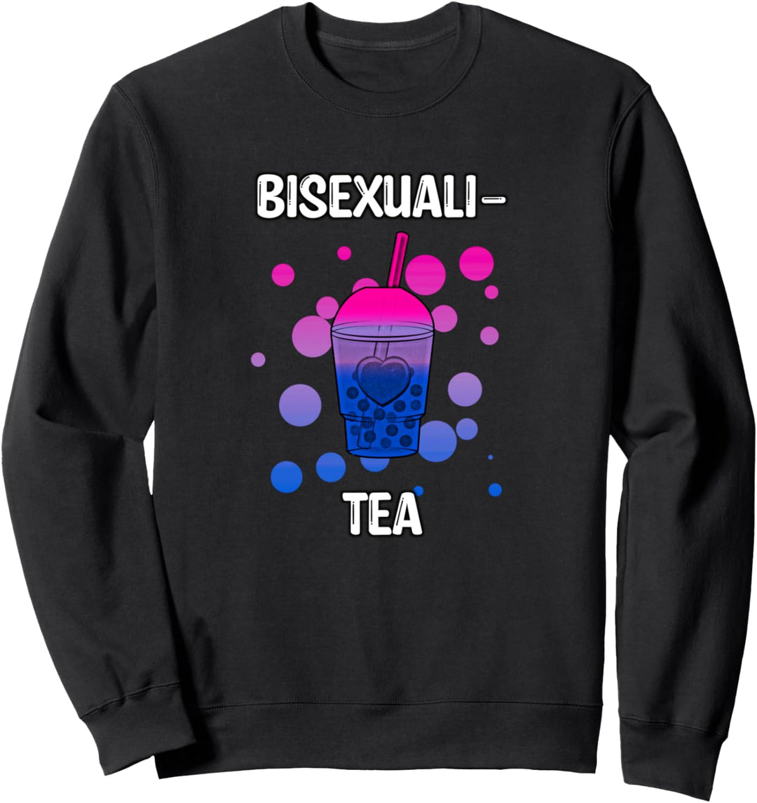 Bisexuelle Pride Flag Bisexuali-Tee Boba Tea Lustiges Zitat Sweatshirt
