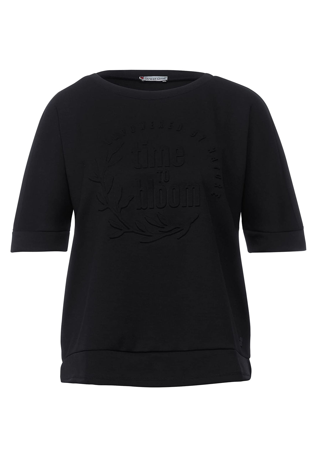 Street One Damen Damenshirt A318519 40 Schwarz, 40 Schwarz