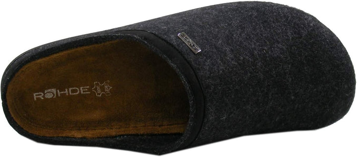 Rohde Herren Rodigo-h Pantoletten 41 EU Grau Anthrazit 82, 41 EU Grau Anthrazit 82