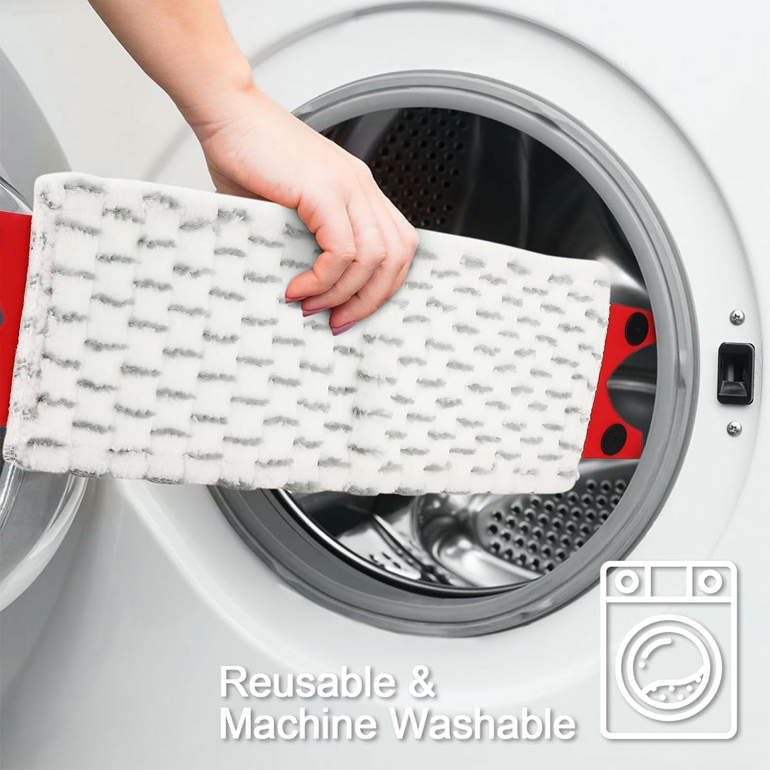 Wischmopp Bezug, Wischer mit Sprühfunktion 4X für Vileda Bodenwischer Ersatzbezug, Wischmopp Ersatz