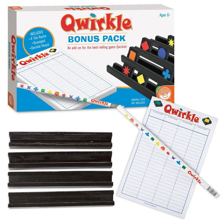 MindWare , Qwirkle Bonus Pack, Board Game, Ages 8+, 2-4 Players