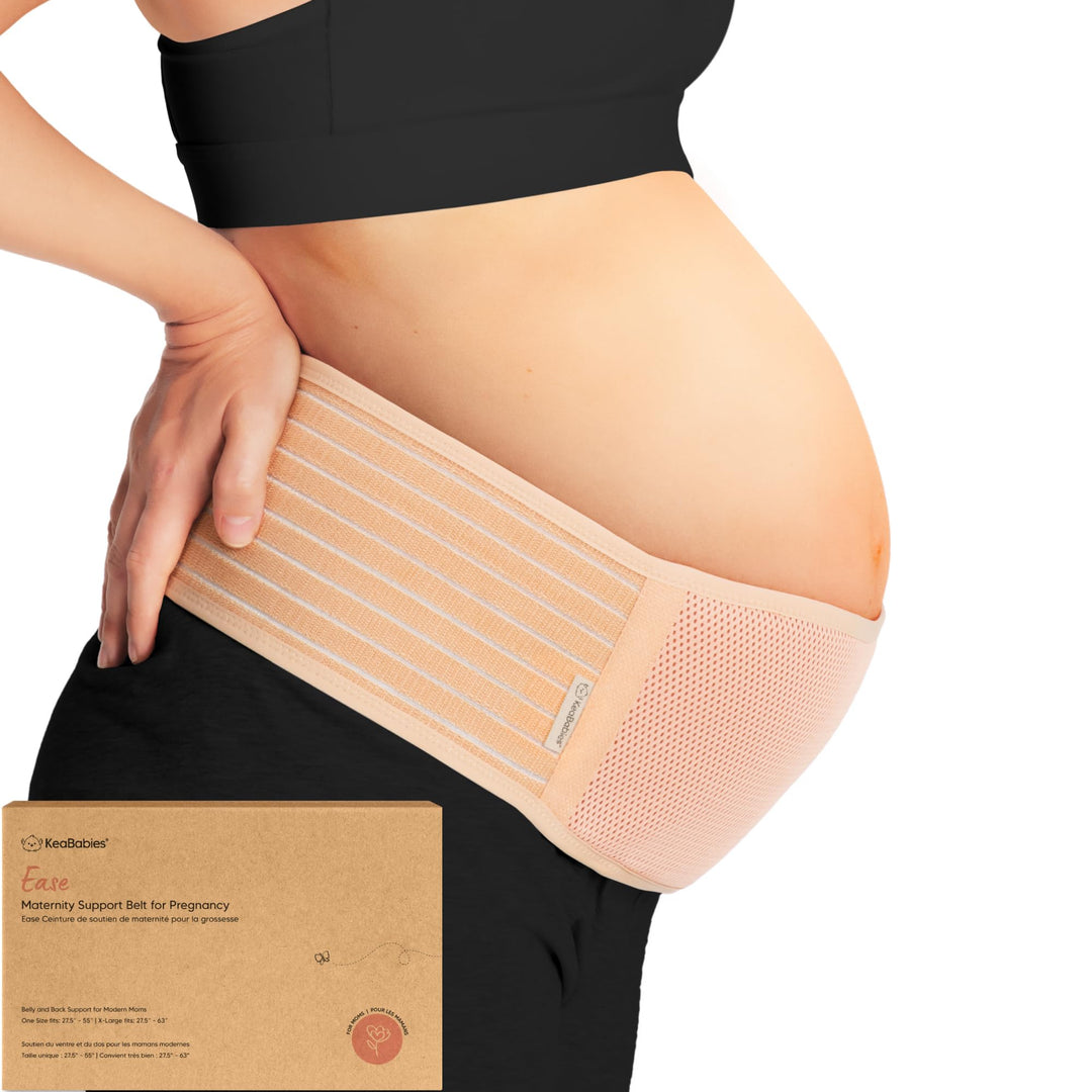 KeaBabies Bauchgurt Schwangerschaft - Weicher und atmungsaktiver schwangerschaftsgürtel - Bauchband