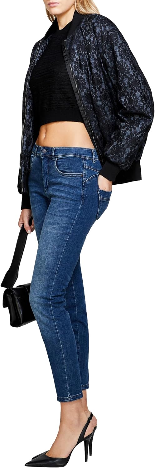 Sisley Damen Trousers 4RR3575V7 Jeans, Blue Denim 901, 33
