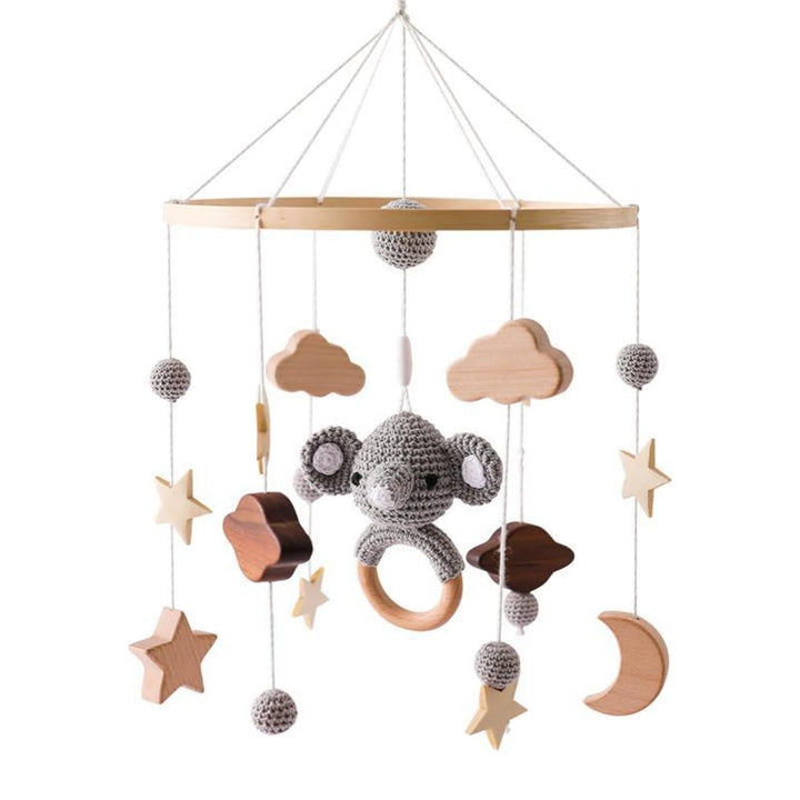 Mobile Baby Windspiele, Windspiel Rassel Babybett Mobile, Mobile Halterung Bettglocke Anhänger Babyb