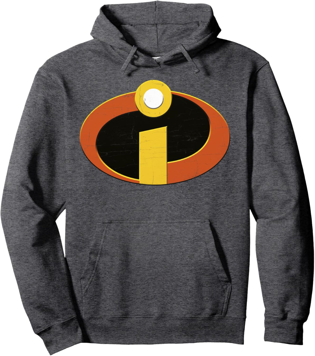 Disney Pixar Incredibles Distressed Logo Poster Pullover Hoodie