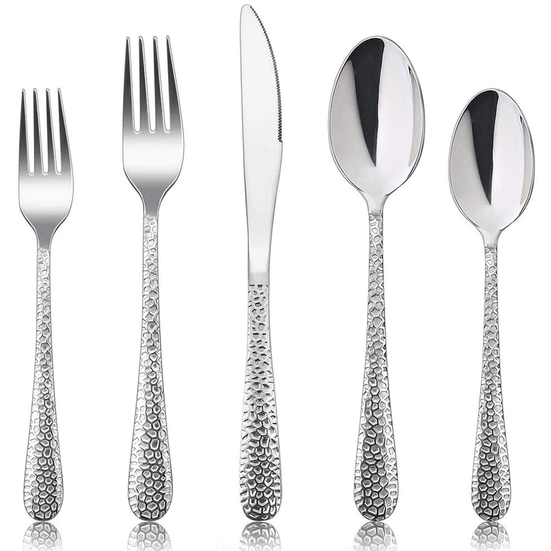 Besteck Set, HaWare 30-teilig Besteckset Edelstahl Essbesteck für 6 Personen mit Messer Gabel Löffel