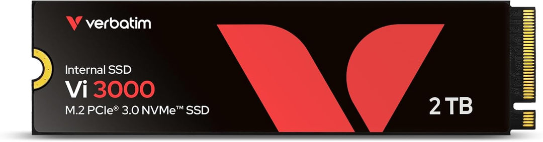 Verbatim Vi3000 NVMe M.2 Internal SSD, internes SSD-Laufwerk mit 2 TB Datenspeicher, Solid State Dri