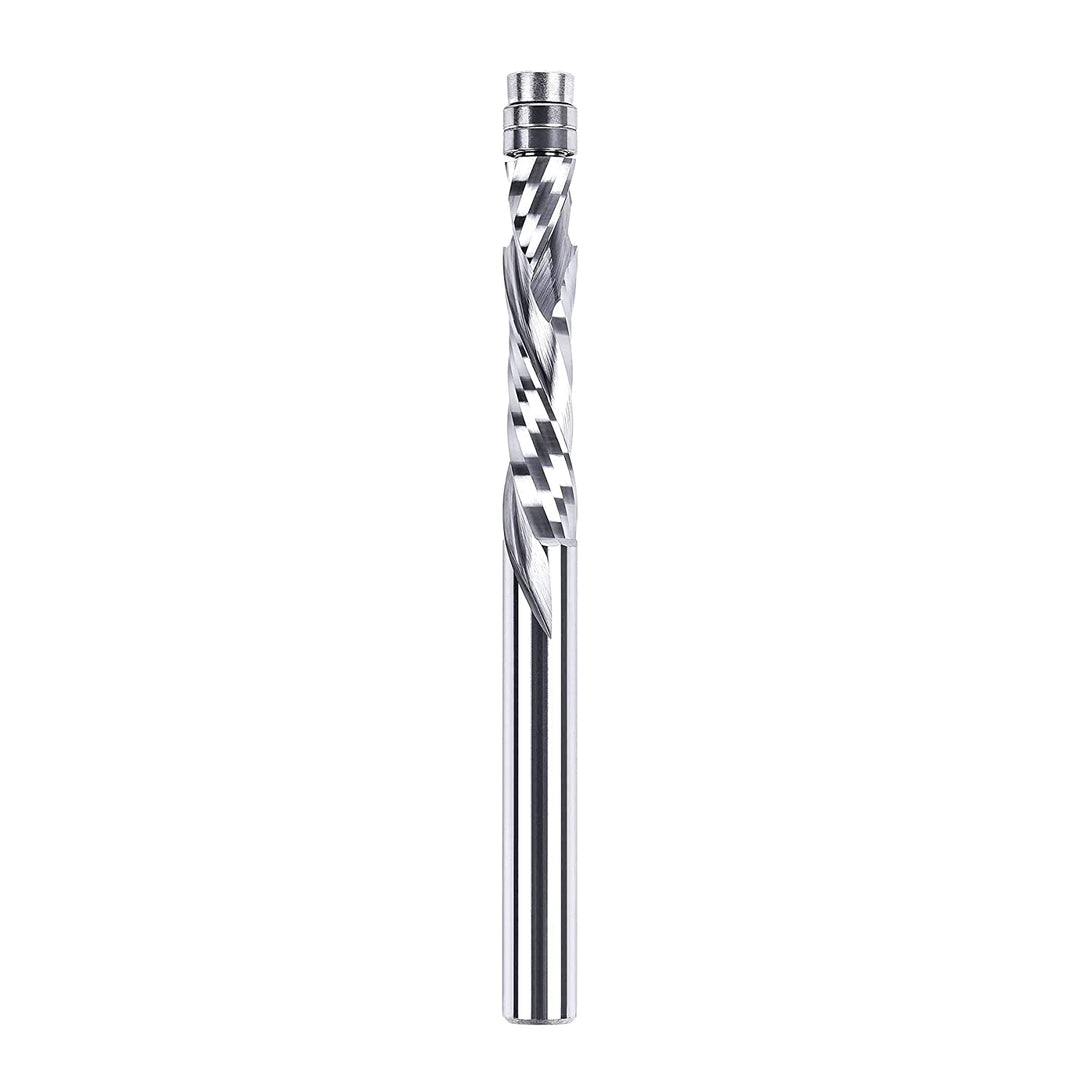 SpeTool Bündigfräser 8mm Schaft Spiralnutfräser Extra Lang Kopierfräser für Oberfräse Up&Down Kompre