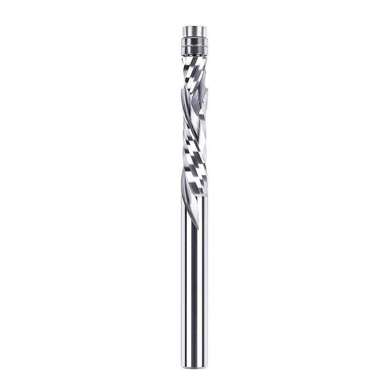 SpeTool Bündigfräser 8mm Schaft Spiralnutfräser Extra Lang Kopierfräser für Oberfräse Up&Down Kompre
