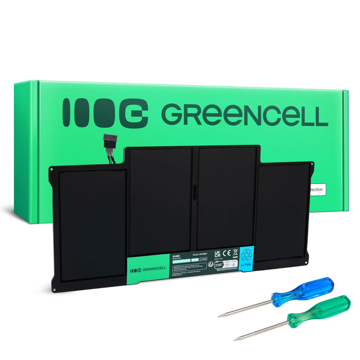 Green Cell A1496 A1405 A1377 Akku für Apple MacBook Air 13 A1369 A1466 (2010, 2011, 2012, 2013, 2014