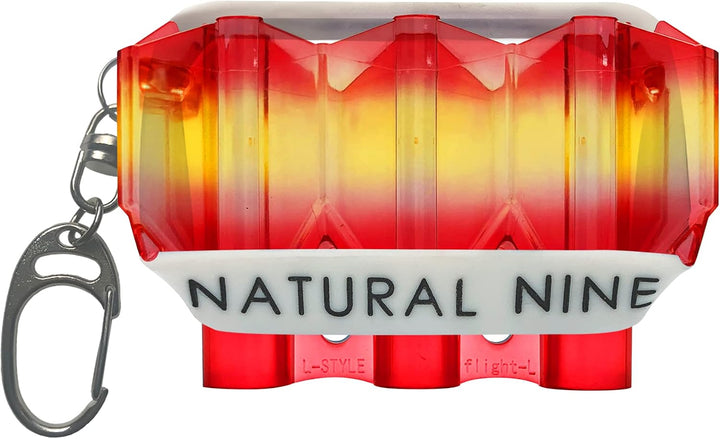 L-style - Krystal Flight Case - N9 Tri Color Farbe Tricolor Mango rot-gelb-rot, Mango