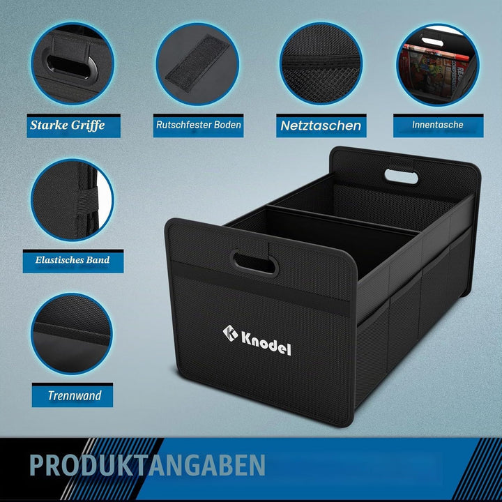 K KNODEL Kofferraum Organizer, klappbarer Kofferraum-Speicher, Automobilkonsolen und Organizer, Koff