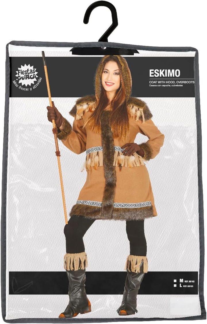 FIESTAS GUIRCA, S.L. Eskimo Kunsthaar Kostüm für Damen M