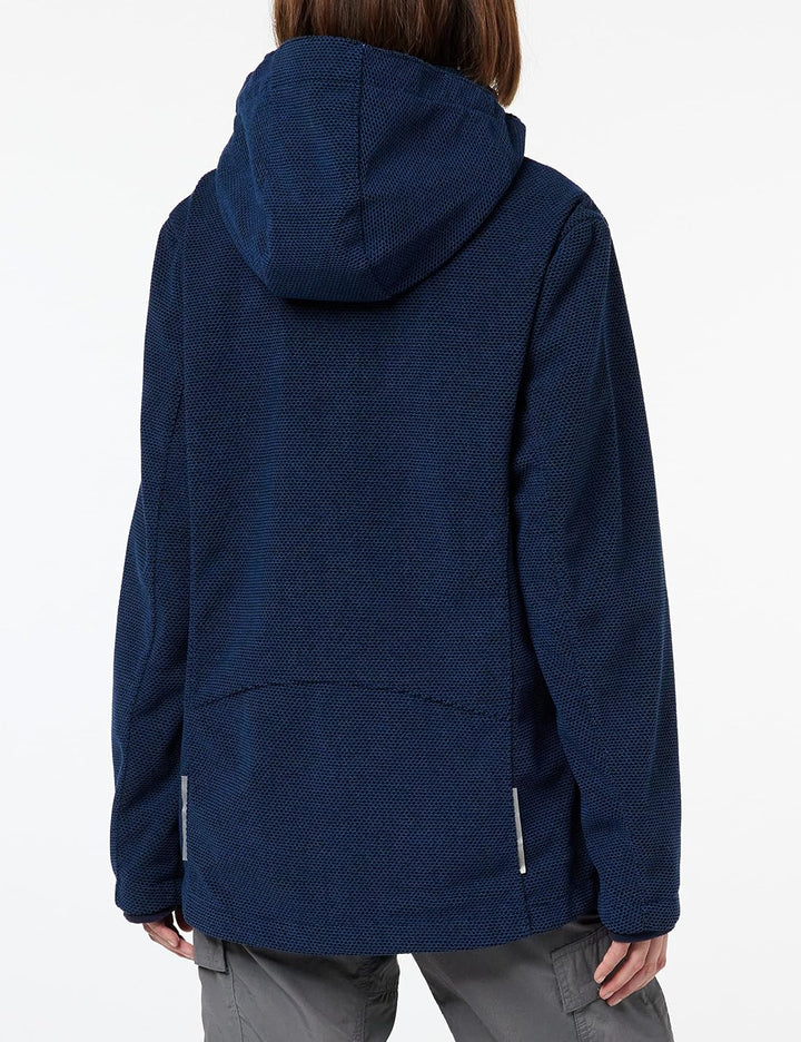 CMP Damen Damen-softshelljacke mit Abnehmbarer Kapuze Jacket 34 Blaue Tinte-B.Blau