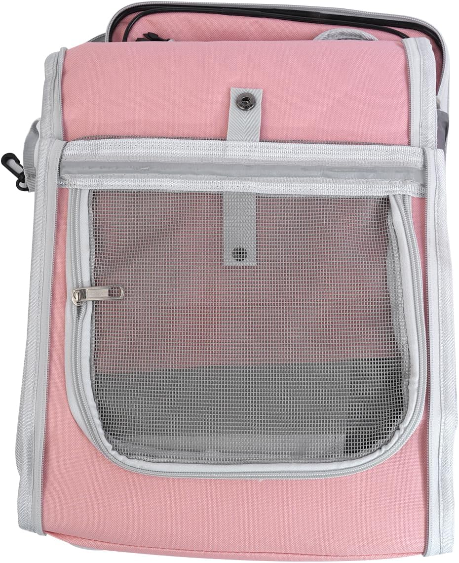 Katzentrage-Rucksack, Hundetrage-Rucksack mit atmungsaktivem Netzgewebe, Haustiertrage-Rucksack, Wel