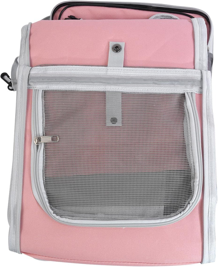 Katzentrage-Rucksack, Hundetrage-Rucksack mit atmungsaktivem Netzgewebe, Haustiertrage-Rucksack, Wel