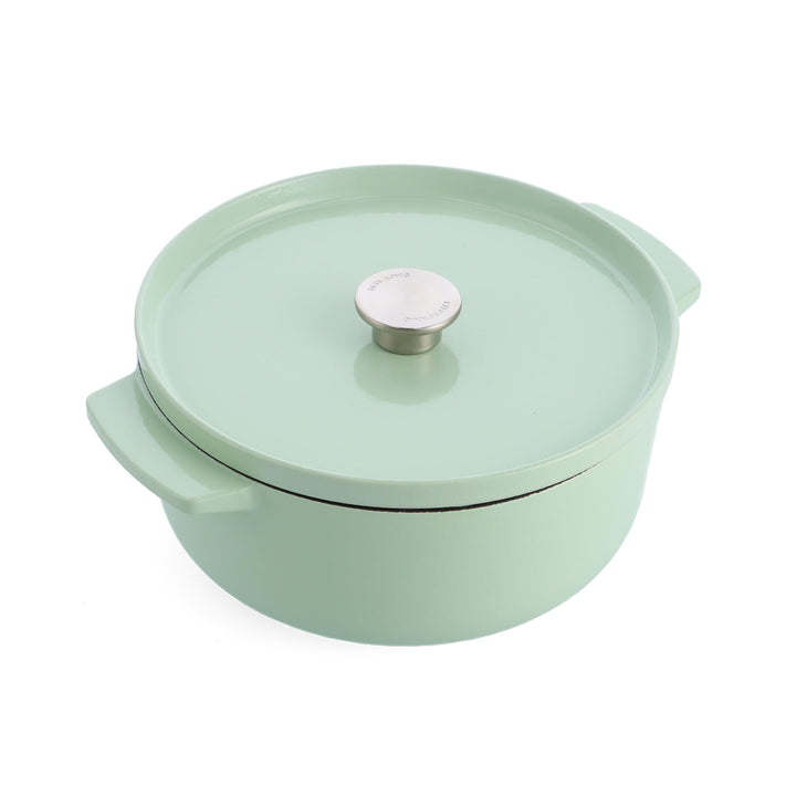KitchenAid Cast Iron 26cm/5,2L Kasserolle mit Deckel, Hochwertig, Robust &amp; Langlebig, Anbraten, Bräu