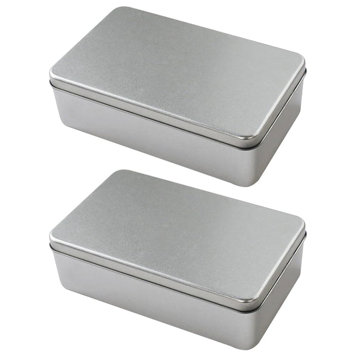 2Er Set Elegante Metalldosen Mit Deckel - Vielseitige Keksdosen Aus Weissblech Für Kekse Süssigkeite