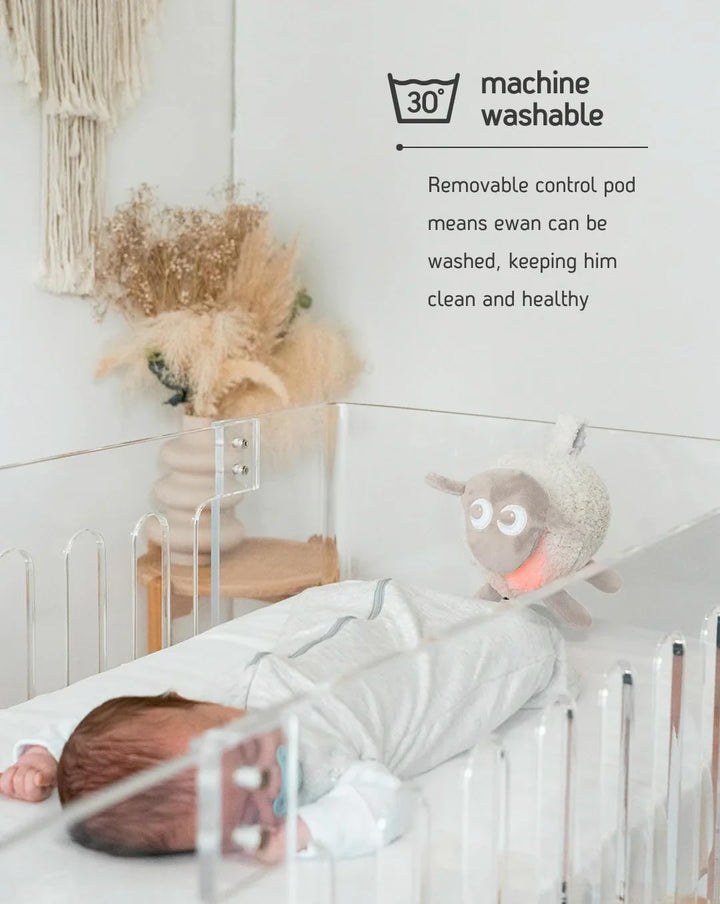 Sweet Dreamers, Wiederaufladbare Ewan Deluxe, Beige | Baby &amp; Kleinkind White Noise Sound Machine | S