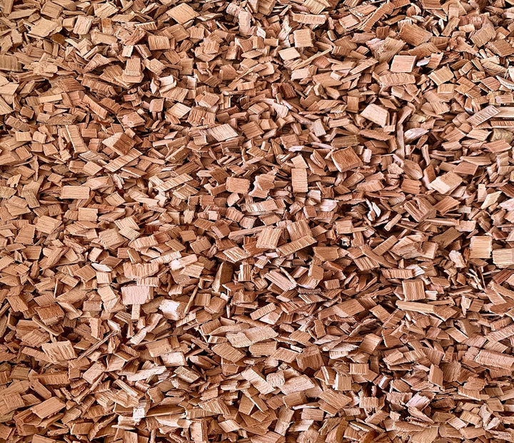 PINI 15 Kg Räucherchips Eiche 6-12 mm Smoking Chips Räucherspäne